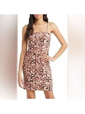 Open Edit Women’s Mini Cocktail Dress Spaghetti Strap Plus Size: 1X